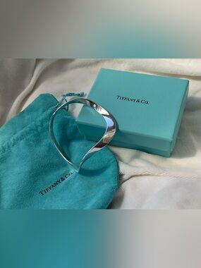 Tiffany & Co. Frank Gehry Sterling Silver (Equus?) Wave Bracelet